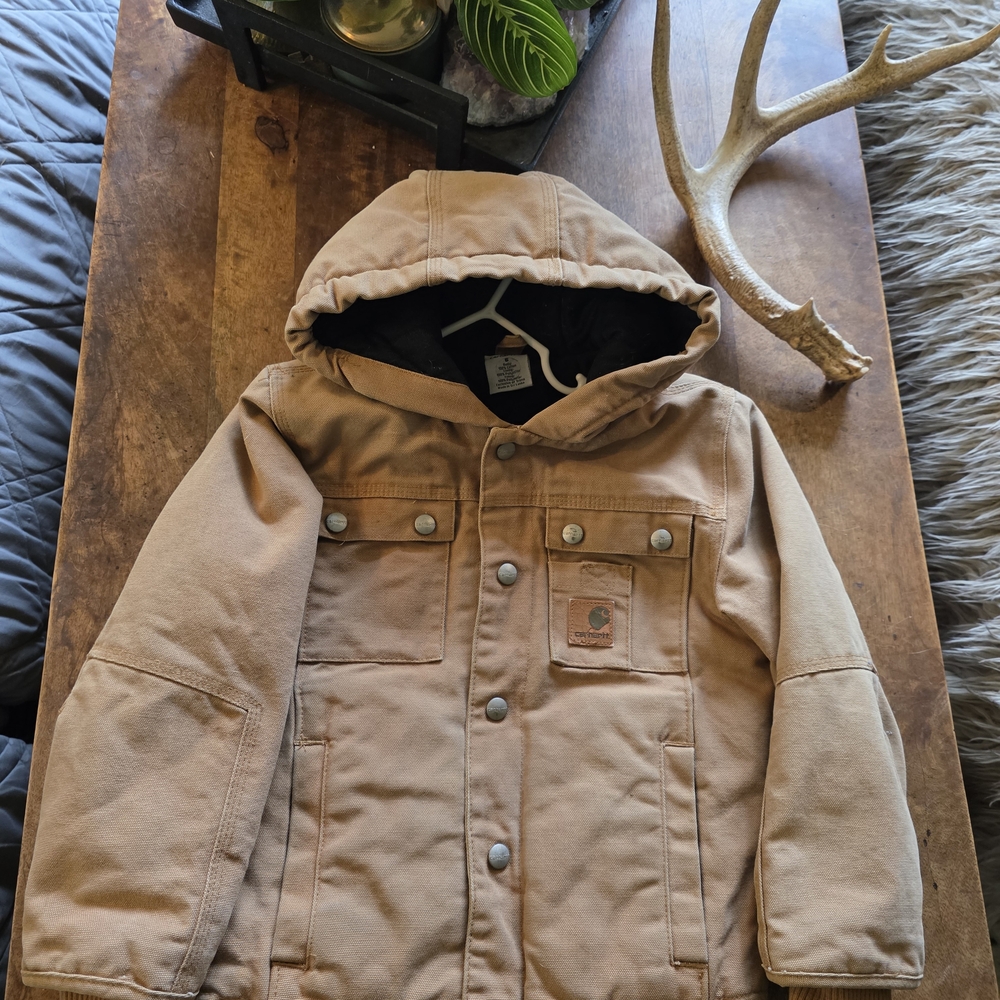 Carhartt Brown Hooded Coat